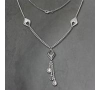 SilberDream Collier 45cm Kette Drop Miroir Matt 925 Argent SDK413