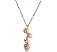 SilberDream Collier 47cm 925 argent doré Coeurs véritables or rose SDK50644E