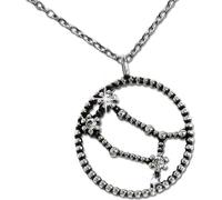 SilberDream Collier 925 Argent 45cm Signe du zodiaque Gémeaux Bijoux D2SDK8506W