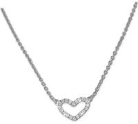 SilberDream Collier 925 argent 47cm bijoux femme cœur blanc argent D2SDK29142J