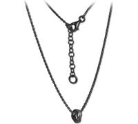 SilberDream Collier 925 argent 47cm entrelacé bijoux noir D2SDK11344S