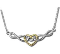 SilberDream Collier 925 argent doré 45cm coeur bijoux argent D2SDK50045Y