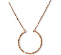 SilberDream Collier 925 argent doré 46cm pendentif bijoux rose D2SDK27742E