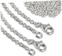 SilberDream Collier à breloques en argent 925 sterling 2x 60cm Collier à breloques D2FC00286-2