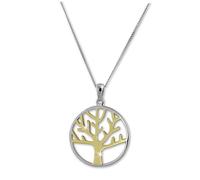 Silberdream Collier Arbre De Vie Argent 44cm Argent Véritable 925 Plaqué Or Sdk50444t