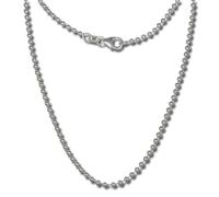 Silberdream Collier Argent Bijoux Femme 70cm Chaîne Boule Argent 925 Sdk20670