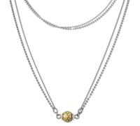 Silberdream Collier Boule Argent Or 45cm Argent Véritable 925 Plaqué Or Sdk24645y