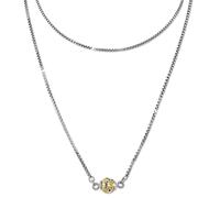 Silberdream Collier Boule Argent Or 45cm Argent Véritable 925 Plaqué Or Sdk24845y