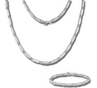 SilberDream Collier Bracelet Ensemble de bijoux Femme Zirconia Argent blanc SDS447W