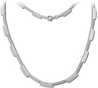 SilberDream Collier Carré Femme Bijoux Argent Sterling 925 Blanc D2SDK454W