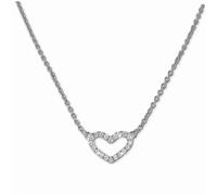Silberdream Collier Coeur Argent Blanc Bijoux Femme 47cm Argent 925 Sdk29142j