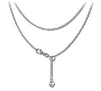 Silberdream Collier Coeur Argent Véritable Collier Femme 45cm Argent 925 Sdk22645j
