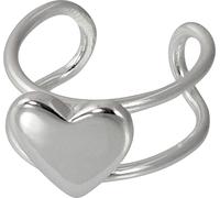 SilberDream Collier d'oreilles Femme Jeunesse 925 Argent Coeur Ear Cuff Boucles d'oreilles SDO8879J