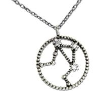 SilberDream Collier en argent 925 45cm Signe du zodiaque Balance Bijoux D2SDK8510W