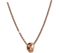 SilberDream Collier en argent véritable 925 argent doré 47cm entrelacé rose D2SDK11344E