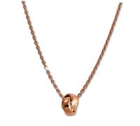 Silberdream Collier Entrelacé Rose 47cm Argent Véritable 925 Plaqué Or Sdk11344e