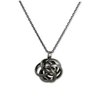 Silberdream Collier Noeud Noir Bijoux Femme 47cm Argent 925 Sdk11244s