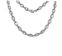 Silberdream Collier Ovale Collier Blanc Argent Sterling 925 Pour Femme Sdk449w