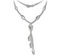 SilberDream Collier pour dames goutte 44,5cm 925 argent mat SDK414