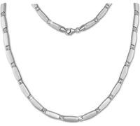 SilberDream Collier pour femme zircon 45cm 925 argent sterling mat SDK447W