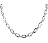 SilberDream Collier pour femme zirconium 46cm 925 argent scintillant blanc SDK445W