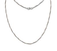 Silberdream Collier Torsadé Argent Rose 45cm Argent Véritable 925 Plaqué Or Sdk22145e