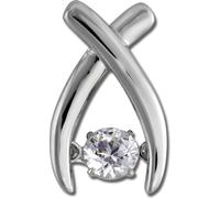 SilberDream Colliers Pendentif Zirconia 925 Argent Femme DSH103W