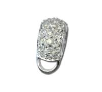 Silberdream Connecteur Charmscarrier Blanc Breloque Femme Argent 925 Origine Fc0073w