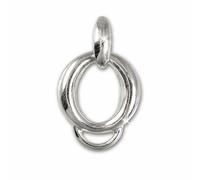 Silberdream Connecteur Charmscarrier Breloque Femme Argent 925 Véritable Fc0065