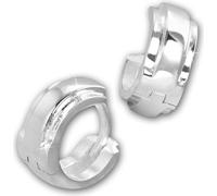SilberDream Créoles 12mm Boucles d'oreilles 925 Argent Bijoux Double Femme D2SDO4281J