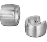SilberDream Créoles 13mm argent Boucles d'oreilles argent sterling mat Femmes D2SDO372M