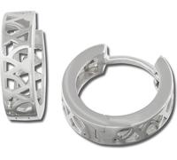 SilberDream créoles 15mm argent boucles d'oreilles en argent sterling design femmes D2SDO3325