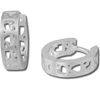 SilberDream créoles 15mm argent boucles d'oreilles en argent sterling motif femmes D2SDO376M