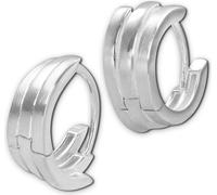 SilberDream Créoles 925 Bijoux en argent Retour 16mm Boucles d'oreilles Femme SDO4278J