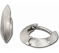 SilberDream Créoles Femme 925 argent argenté rhodié Boucles d'oreilles 14mm SDO335M4