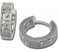 SilberDream Créoles pour femmes 925 argent argent antique Boucles d'oreilles SDO3315