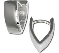 SilberDream Créoles pour femmes 925 argent argent large Boucles d'oreilles SDO329
