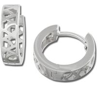 SilberDream Créoles pour femmes 925 argent design argent boucles d'oreilles 15mm SDO3325