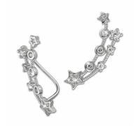 Silberdream Ear Cuff Blanc Queue Détoile Zircone Argent 925 Ear Cuffs Gso418w