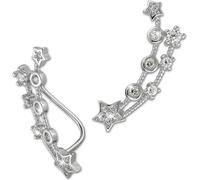 SilberDream Ear Cuff queue d'étoile zircon blanc Collier d'oreille 925 argent D2GSO418W