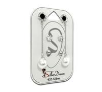 Silberdream Ensemble De Bijoux 3 Pièces Boucles Doreilles Clous Zircone Argent 925 Sds617ws