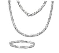 Silberdream Ensemble De Bijoux En Argent Motif Collier & Bracelet Pour Femme Sds437j