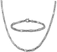 SilberDream Ensemble de bijoux en zirconium Collier Bracelet en argent 925 Femmes SDS458W