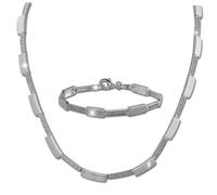 Silberdream Ensemble De Bijoux Pour Femme Collier Et Bracelet Zircone Argent Sterling Sds454w