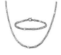 SilberDream Ensemble de bijoux en zirconium Collier Bracelet en argent 925 Femmes SDS458W
