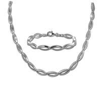 Silberdream Ensemble De Bijoux Pour Femme Collier Et Bracelet Zircone Argent Sterling Sds460w