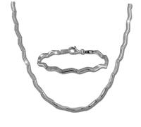 Silberdream Ensemble De Bijoux Pour Femme Collier Et Bracelet Zircone Argent Sterling Sds461w