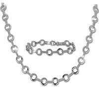 SilberDream Ensemble de bijoux zirconium Collier Bracelet Argent 925 Femmes SDS450W