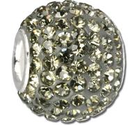 SilberDream gris Shiny Zirconia Femme Bijoux 925 Argent Bead GSB202