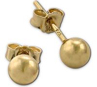 SilberDream or Boucles d'oreilles boule femme 925 argent sterling SDO597Y5S